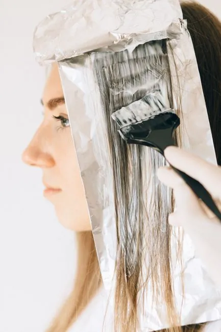 Coloração e mechas no cabelo